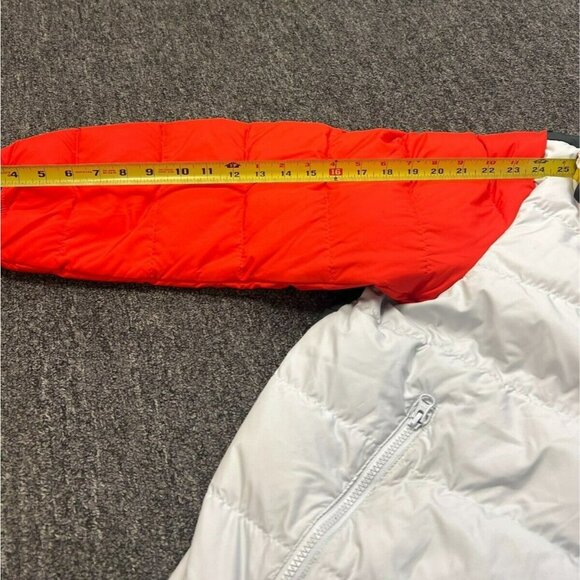 Nike Keep Warm Down Fill Color Buttons Quilt Bomber Puffer Jacket Men Sz XL FLAW - Picture 14 of 16